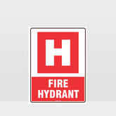 Custom Metal Sign,Fire Hydrant Sign (Portrait)